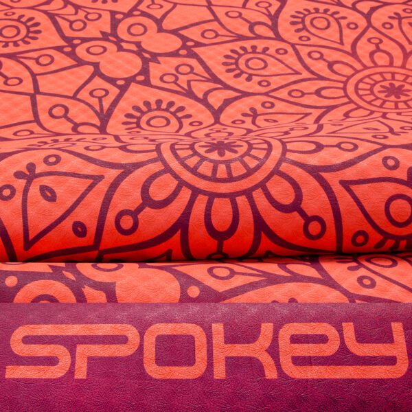 Fitnessmat Spokey Mandala roze rood