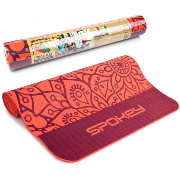 Fitnessmat Spokey Mandala roze rood