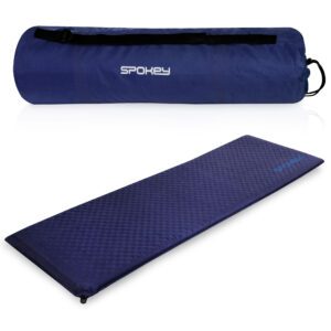 Royale zelfopblazende slaapmat – 200x66x5 cm – hoge isolatie R-Value 5.0 – waterdicht polyester met PU vulling – Blauw - inclusief draagtas - Spokey COUCH Royale zelfopblazende slaapmat – 200x66x5 cm – hoge isolatie R-Value 5.0 – waterdicht polyester met PU vulling – Blauw - inclusief draagtas - Spokey COUCH