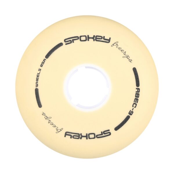 Witte set 76 mm wielen Spokey