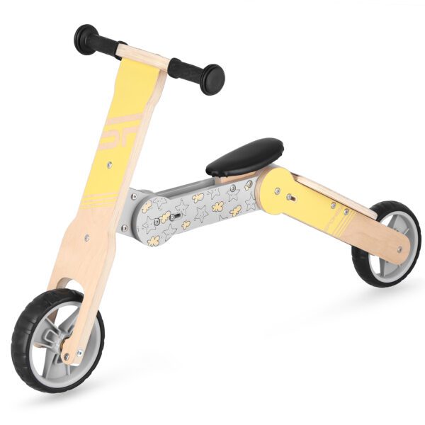 Loopfiets en scooter 2in1 Spokey WOO-RIDE