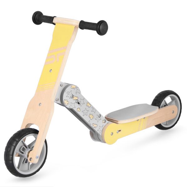Loopfiets en scooter 2in1 Spokey WOO-RIDE