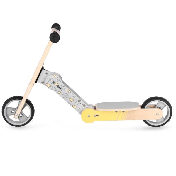 Loopfiets en scooter 2in1 Spokey WOO-RIDE