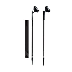 Telescopische Nordic walking stokken zwart Telescopische Nordic walking stokken zwart