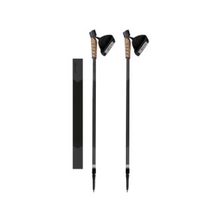 Verstelbare Nordic Walking stokken zwart Verstelbare Nordic Walking stokken zwart