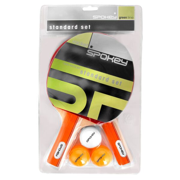 Spokey tafeltennis set rood 2 rackets 3 ballen