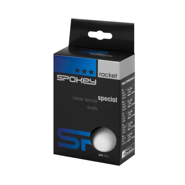 Spokey speciale tafeltennisballen wit
