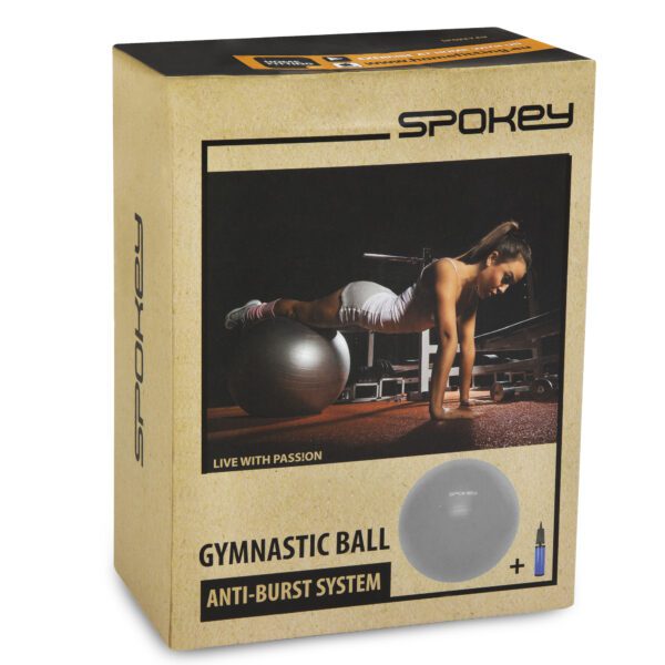 Spokey FITBALL gymbal 75 cm grijs
