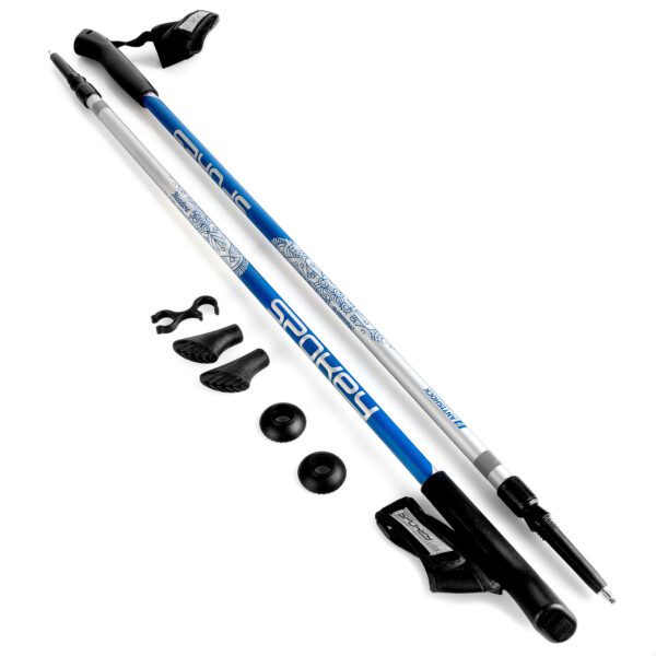 Spokey Meadow II Nordic Walking stokken blauw 105-135 cm