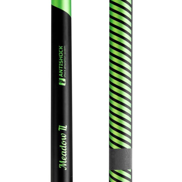 Spokey Meadow II Nordic walking stokken groen/zwart 105-135 cm