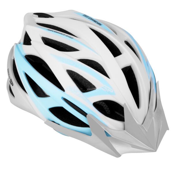Fietshelm voor dames - Spokey Femme - Wit / Blauw