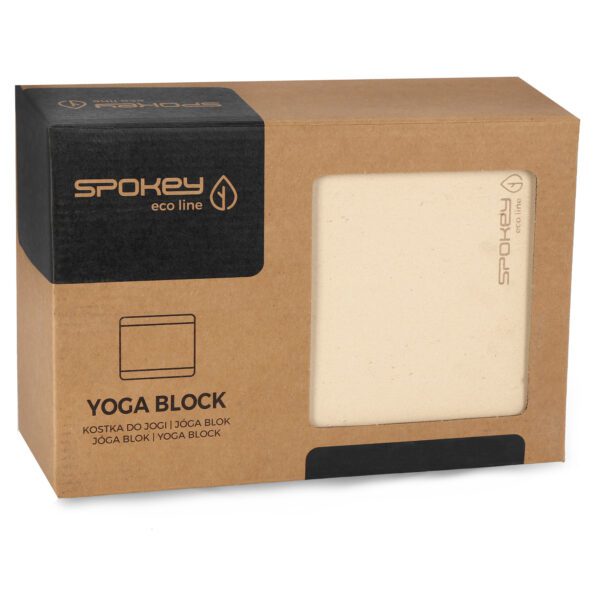 Yoga blok Spokey GANESHA crème 7,5x15x23 cm