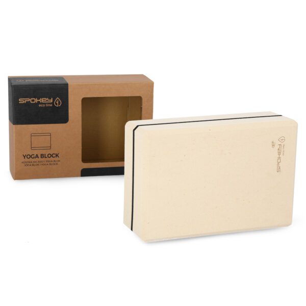 Yoga blok Spokey GANESHA crème 7,5x15x23 cm