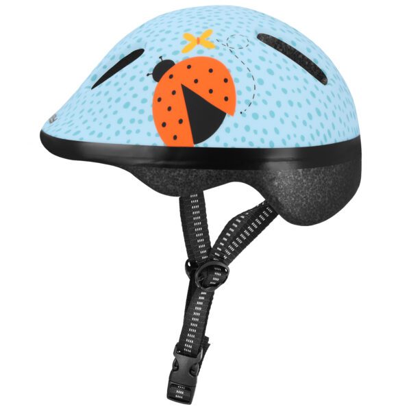 Kinderen fietshelm Spokey FUN groen