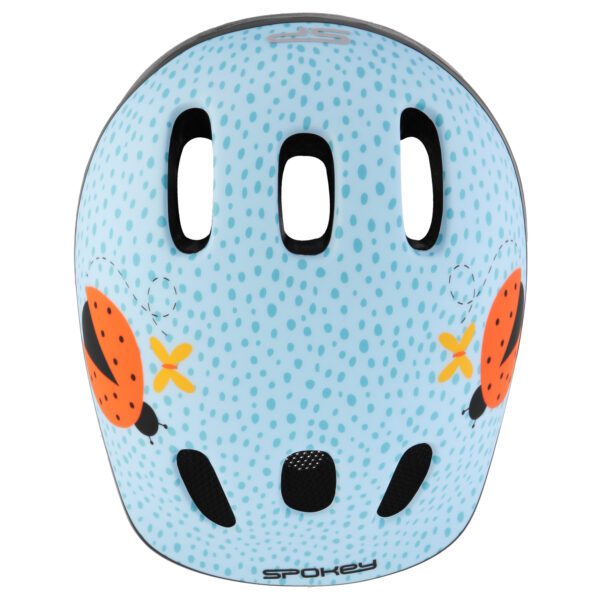 Kinderen fietshelm Spokey FUN groen