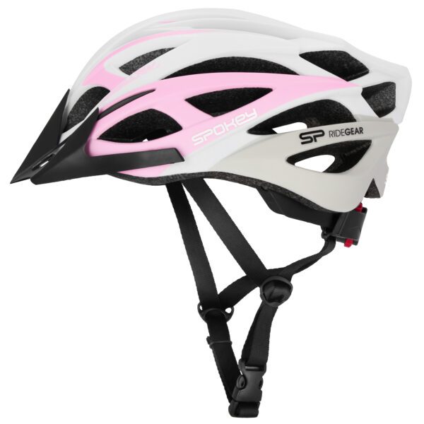 Fietshelm - Spokey Femme (Wit / Roze)