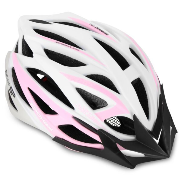 Fietshelm - Spokey Femme (Wit / Roze)