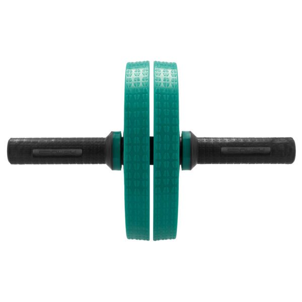 Buikspierwiel - Spokey TWIN - Zwart / Groen