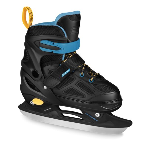 Verstelbare schaatsen 4in1 - Spokey QUATTRO - Zwart / Donkerblauw - Maat 34-37