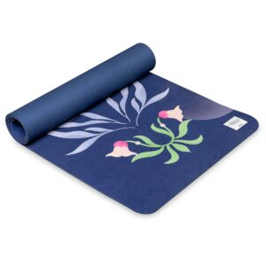 Universele oefenmat 183x61 cm - paars met print Universele oefenmat 183x61 cm - paars met print