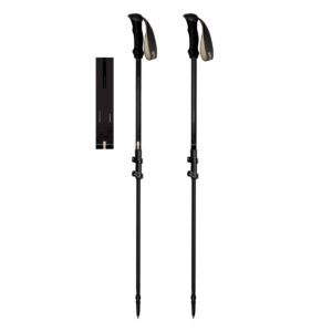 Aluminium trekkingstokken zwart 105-135 cm Aluminium trekkingstokken zwart 105-135 cm