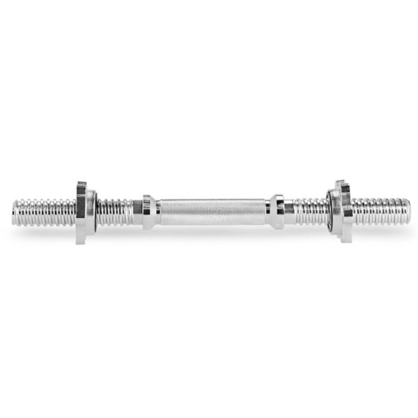 Halterstang 40 cm Spokey PRIAM zilver