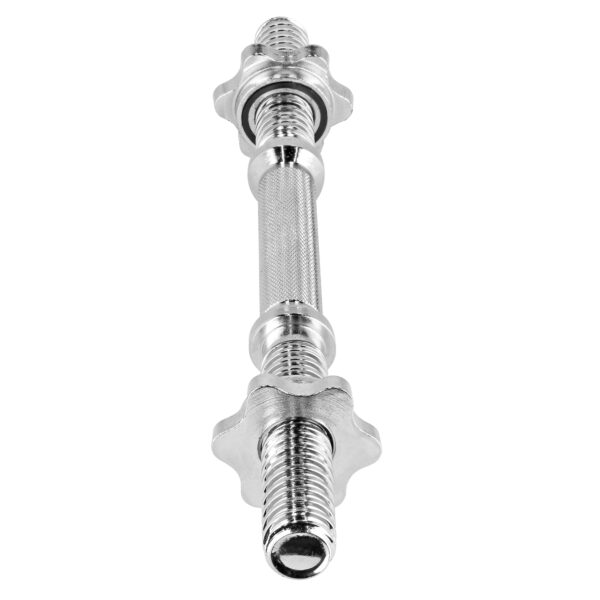 Halterstang 40 cm Spokey PRIAM zilver