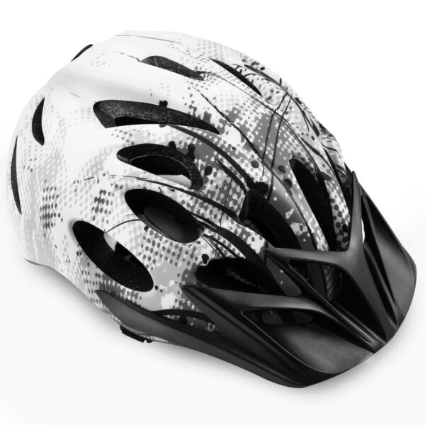 Spokey Checkpoint Fietshelm - Fietshelm Heren Racefiets - Wit / Grijs (55-61 cm)