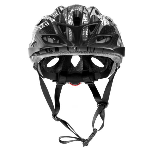 Spokey Checkpoint Fietshelm - Fietshelm Heren Racefiets - Wit / Grijs (55-61 cm)