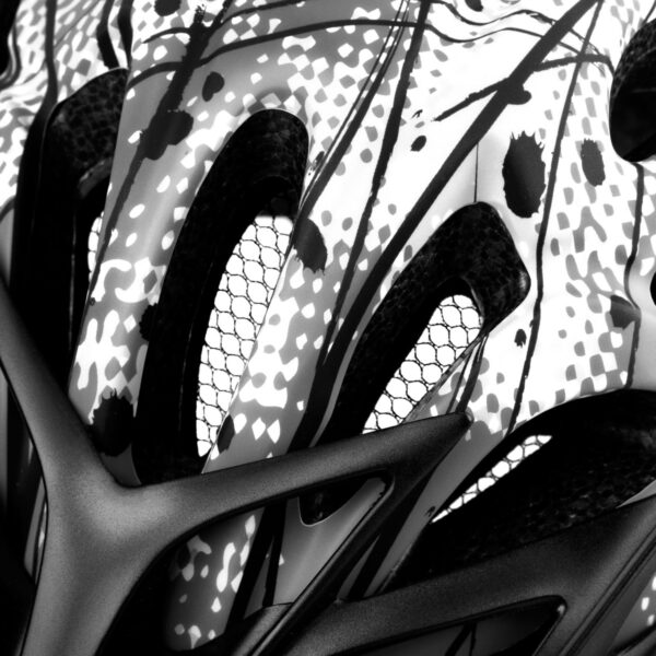 Spokey Checkpoint Fietshelm - Fietshelm Heren Racefiets - Wit / Grijs (55-61 cm)