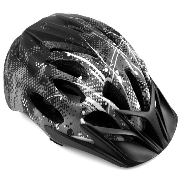 Spokey Checkpoint Fietshelm – Fietshelm Heren Racefiets – Grijs / Zwart (55-61 cm)