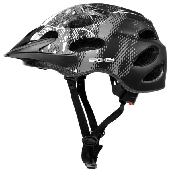 Spokey Checkpoint Fietshelm – Fietshelm Heren Racefiets – Grijs / Zwart (55-61 cm)