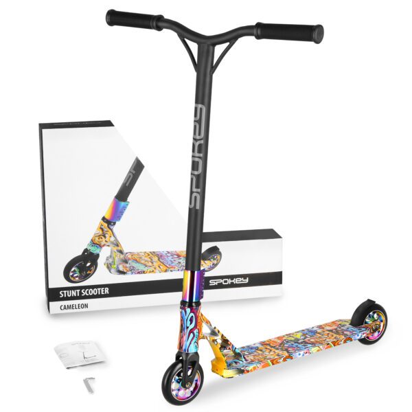 Stuntstep - Spokey Chameleon met grafitti print
