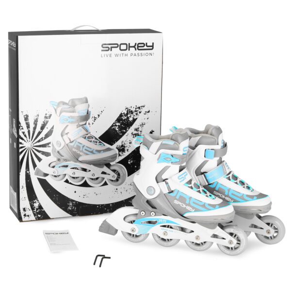 Spokey Prime skeelers crème turquoise 37