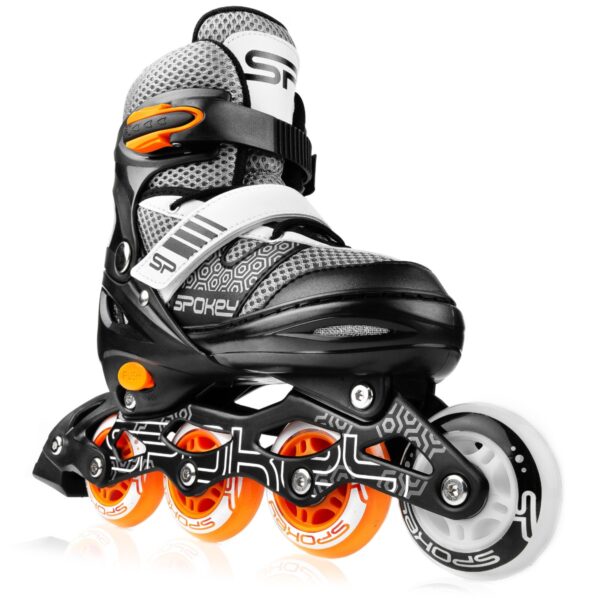 Inline skates - Zwart / Oranje - Maat 38 t/m 42 - Spokey ARYA