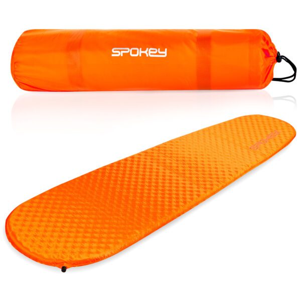 Spokey RAMBLER zelfopblaasbare slaapmat 180x50 cm oranje