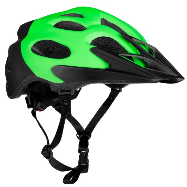 Spokey Checkpoint Fietshelm – Fietshelm voor Racefiets – Groen / Zwart (55-61 cm)