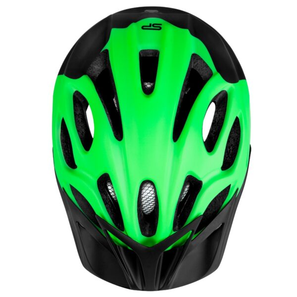 Spokey Checkpoint Fietshelm – Fietshelm voor Racefiets – Groen / Zwart (55-61 cm)