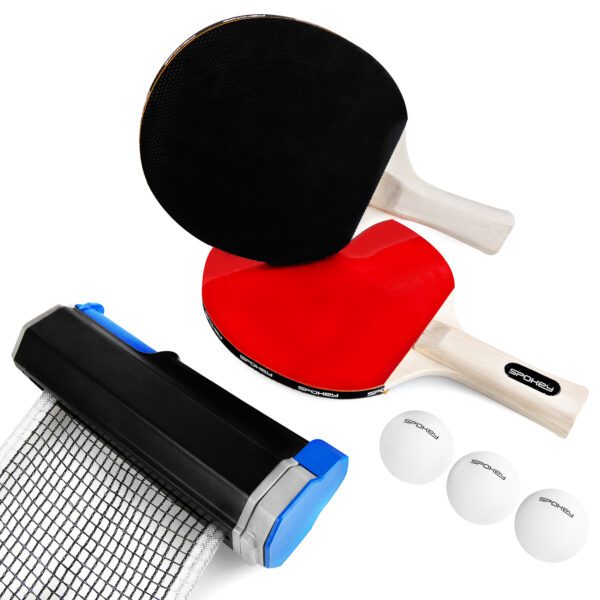 Tafeltennis set Spokey ROLL JOY zwart/rood