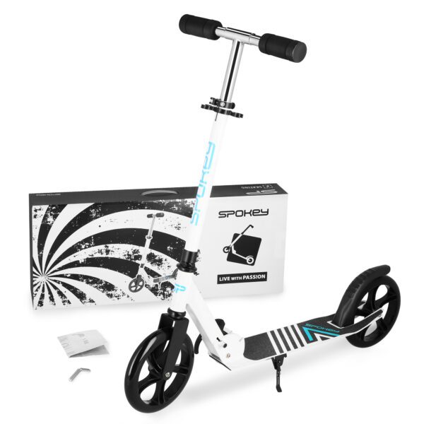 Spokey AYAS scooter creme blauw 200 mm