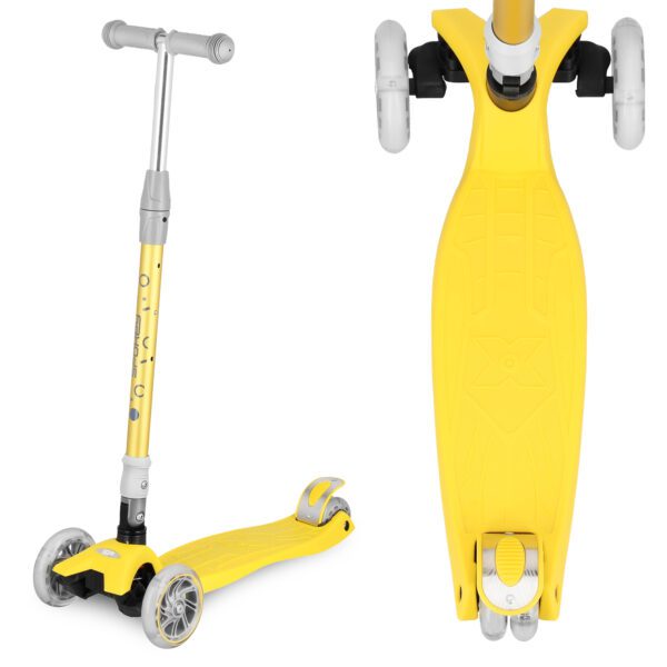 Kinderstep met 3 wielen - Geel - Spokey PLIER