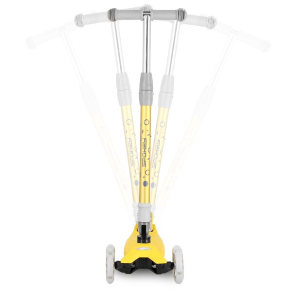 Kinderstep met 3 wielen - Geel - Spokey PLIER