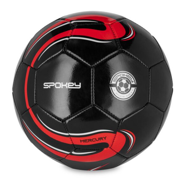 Spokey MERCURY voetbal zwart-rood 32 panels