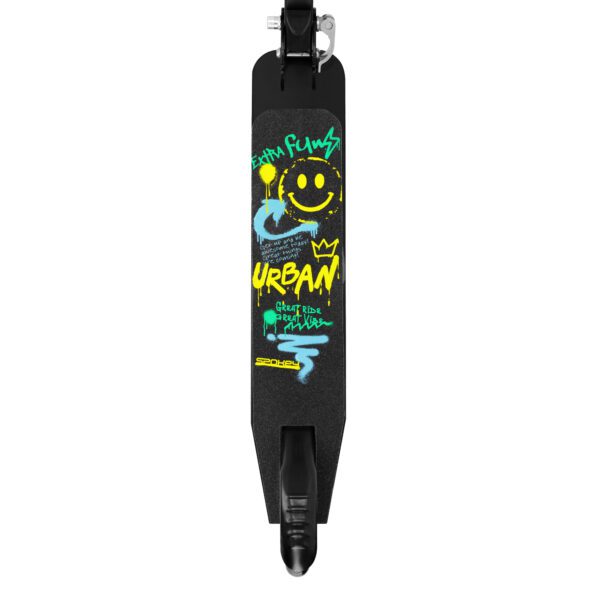 Kinder Step - Zwart - ABEC-7 - 145mm / 82A - Spokey Notus