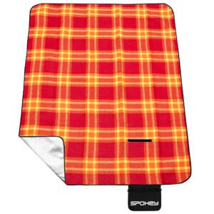 Spokey picnic deken 210x180 cm rood/oranje Spokey picnic deken 210x180 cm rood/oranje
