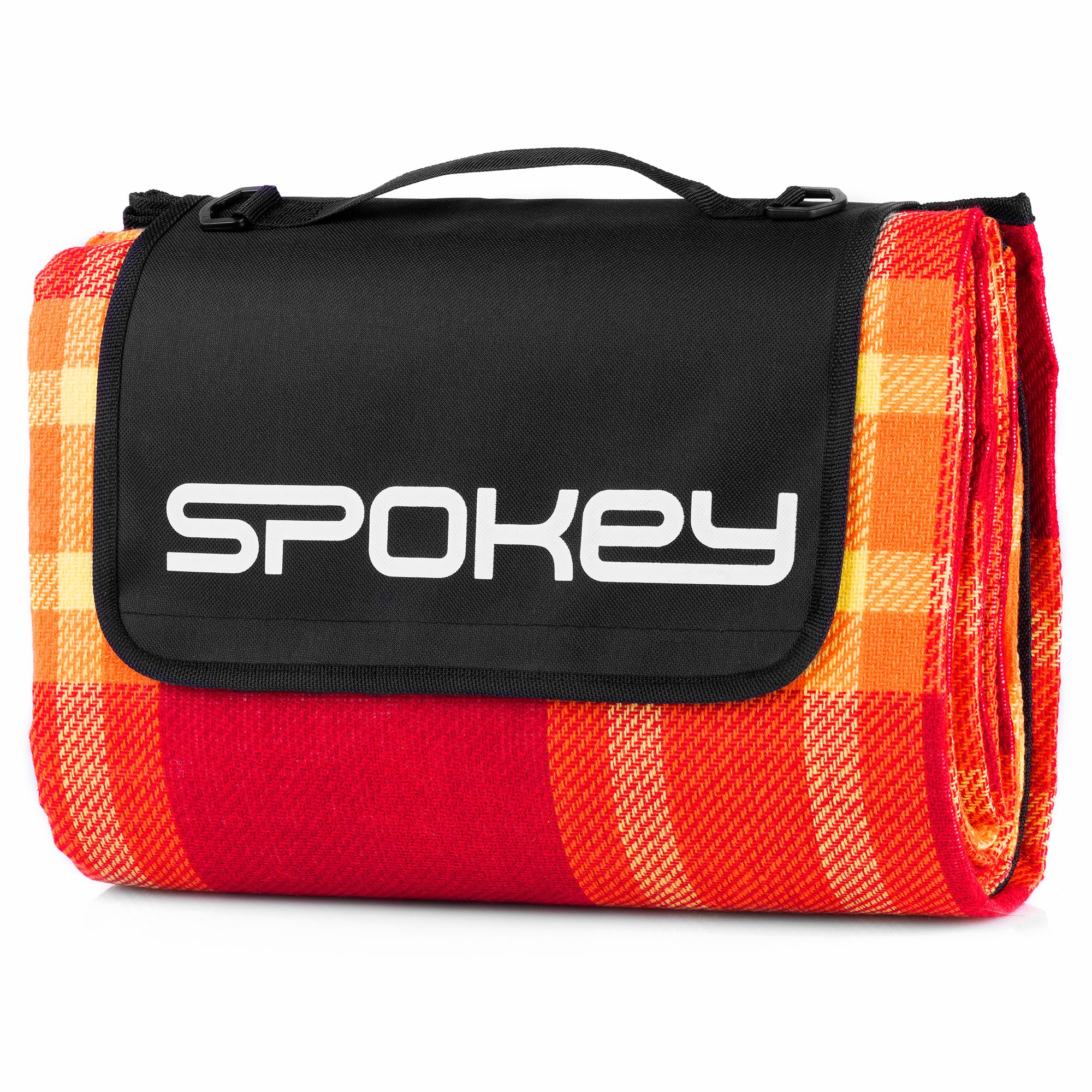 Spokey picnic deken 210x180 cm rood/oranje Spokey picnic deken 210x180 cm rood/oranje