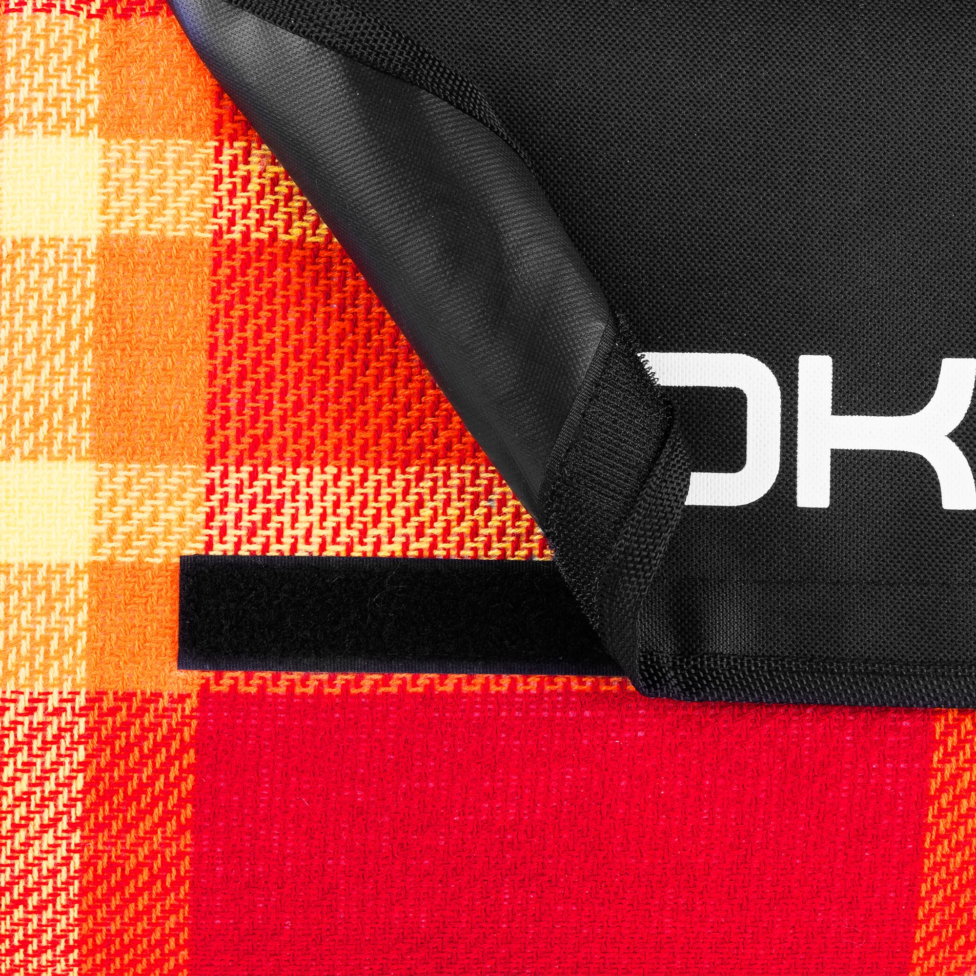 Spokey picnic deken 210x180 cm rood/oranje Spokey picnic deken 210x180 cm rood/oranje