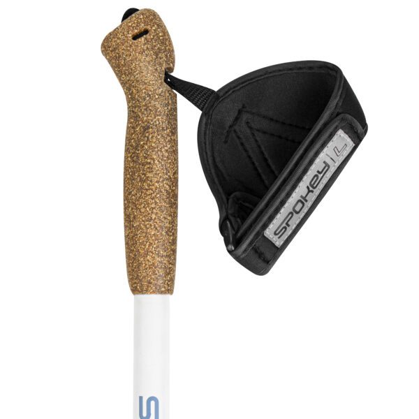 Spokey Rubble Nordic Walking stokken creme/blauw 105-135 cm