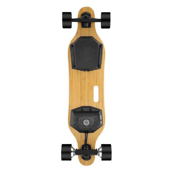 Elektrisch skateboard Spokey E-LONGBAY zwart 93 cm