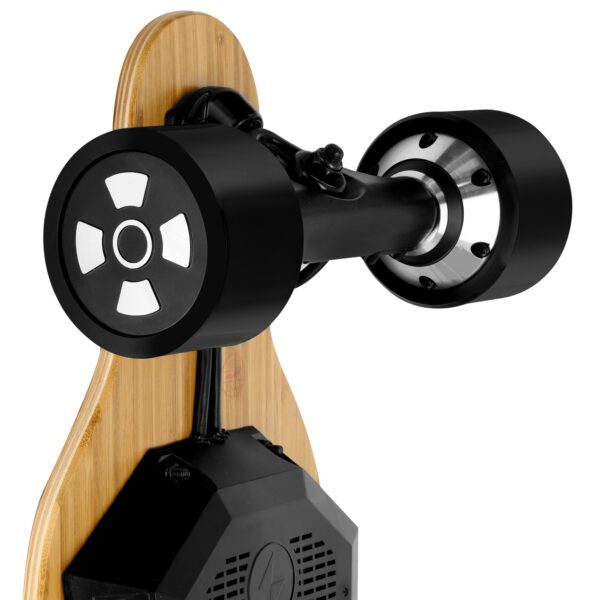 Elektrisch skateboard Spokey E-LONGBAY zwart 93 cm